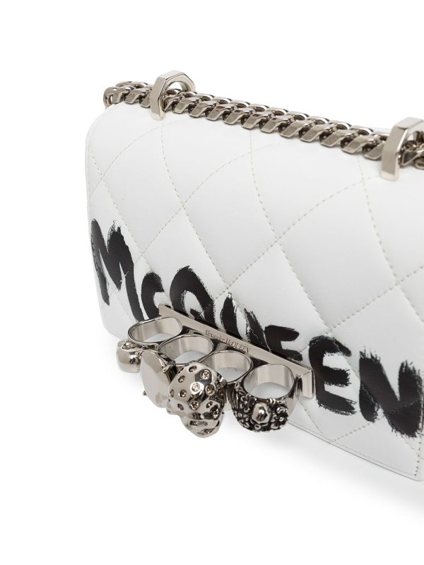 Alexander McQueen mini jewelled satchel - Image 4