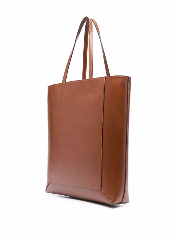 Gucci debossed leather tote - Image 4