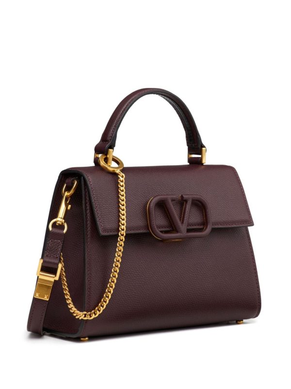 Valentino Garavani small VSling grain-texture tote bag - Image 4