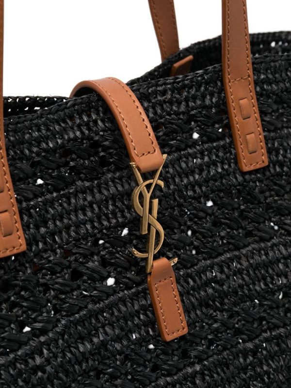 Saint Laurent YSL plaque tote bag - Image 5