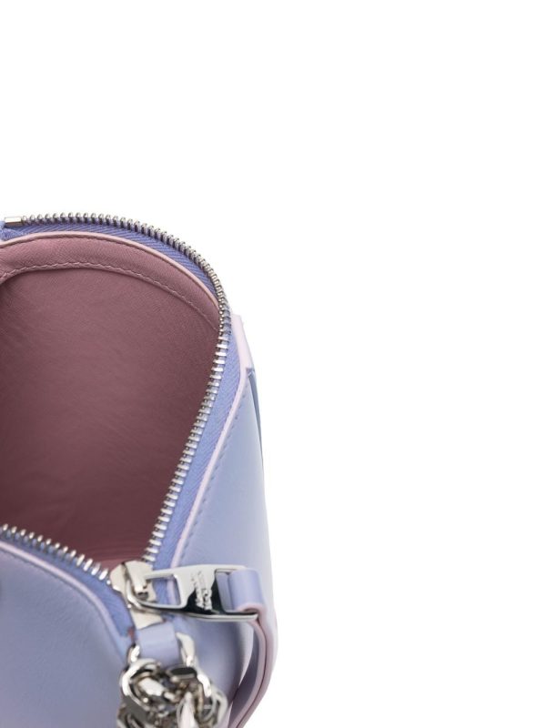Alexander McQueen gradient-effect triangle clutch bag - Image 2