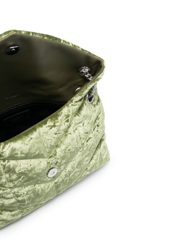 Saint Laurent small Puffer velvet shoulder bag - Image 5