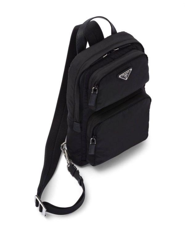 Prada enamel triangle-logo backpack - Image 5