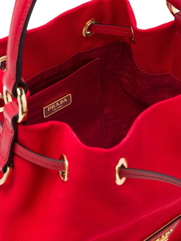 Prada wicker bucket bag - Image 5