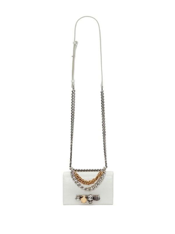 Alexander McQueen leather chain-link crossbody-bag - Image 5