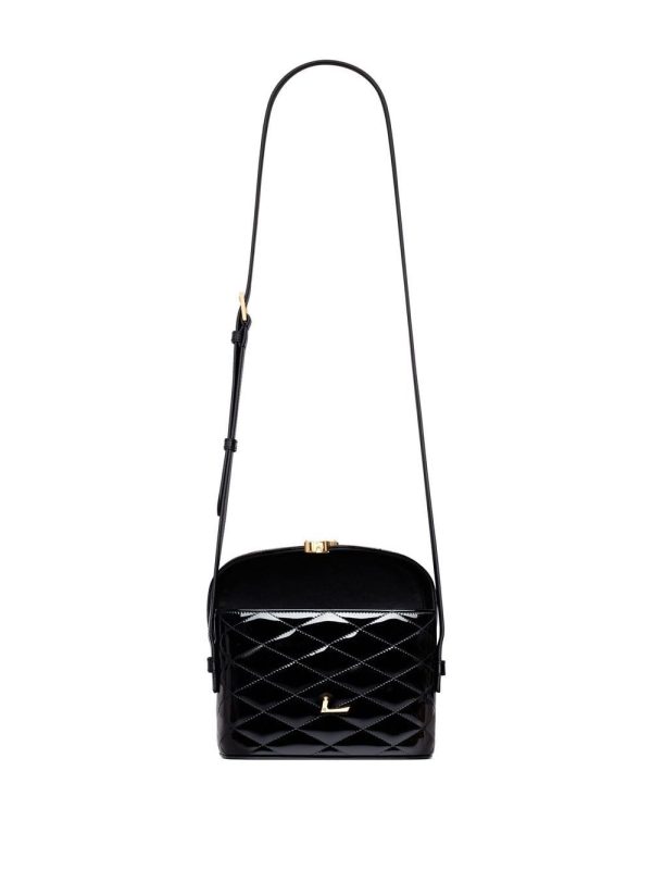 Saint Laurent quilted patent-leather bucket bag - Image 5