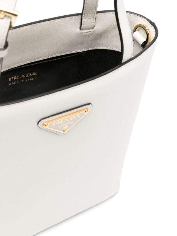 Prada triangle logo-appliqué tote bag - Image 5