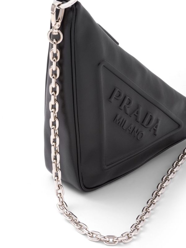 Prada Triangle leather mini bag - Image 5