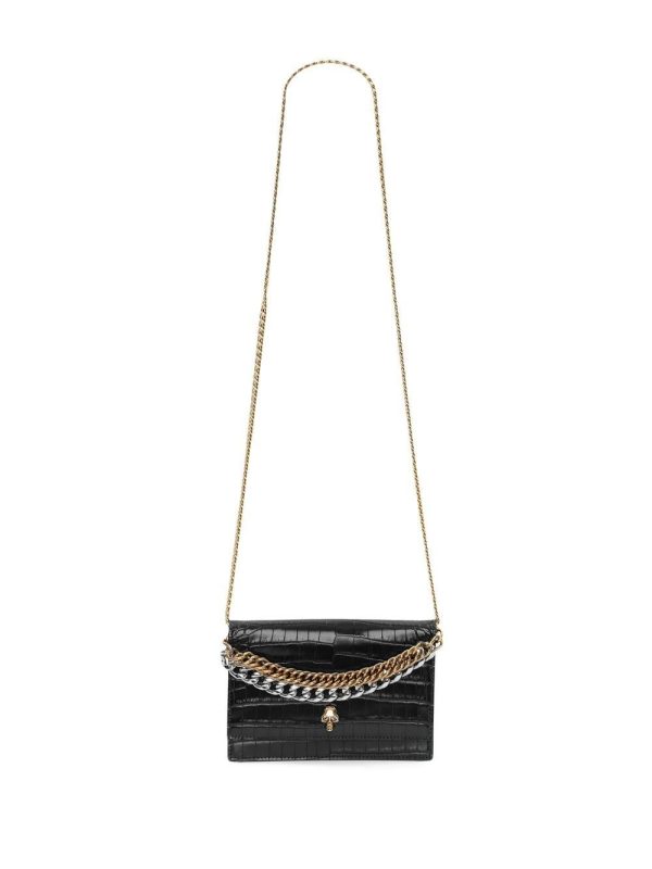 Alexander McQueen Skull crocodile-embossed tote bag - Image 5