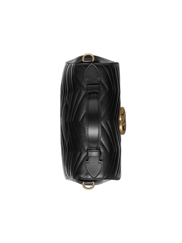 Gucci black GG Marmont small top handle bag - Image 5