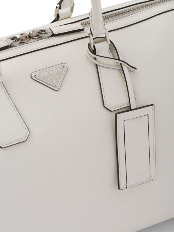 Prada triangle-logo leather bag - Image 5