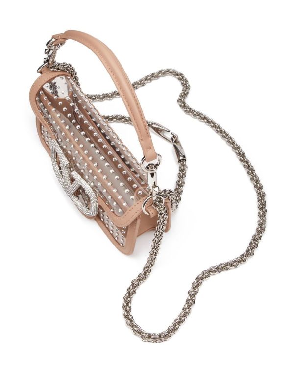 Valentino Garavani Locò crystal-embellished shoulder bag - Image 5