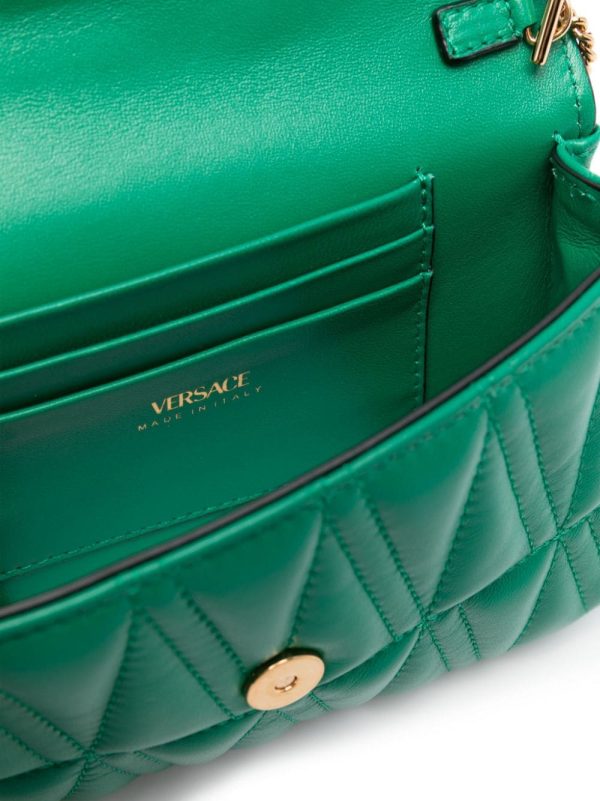 Versace Virtus quilted leather mini bag - Image 5