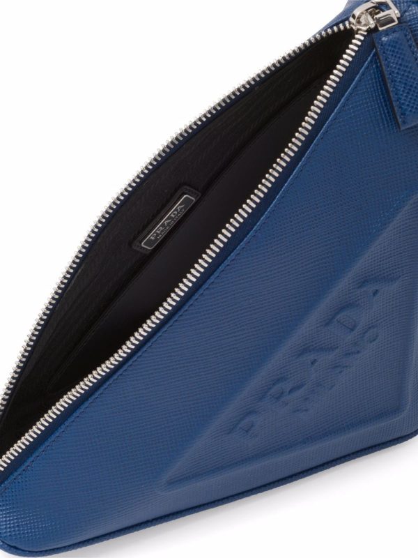 Prada Saffiano leather Triangle bag - Image 5