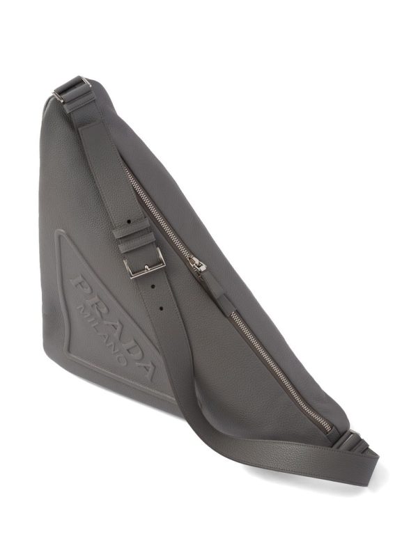 Prada Triangle leather messenger bag - Image 5
