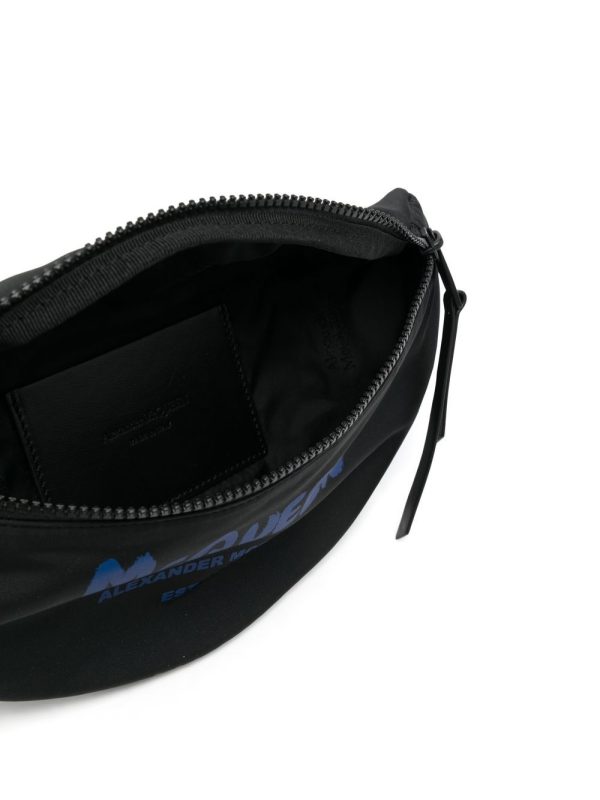 Alexander McQueen logo-print belt bag - Image 5