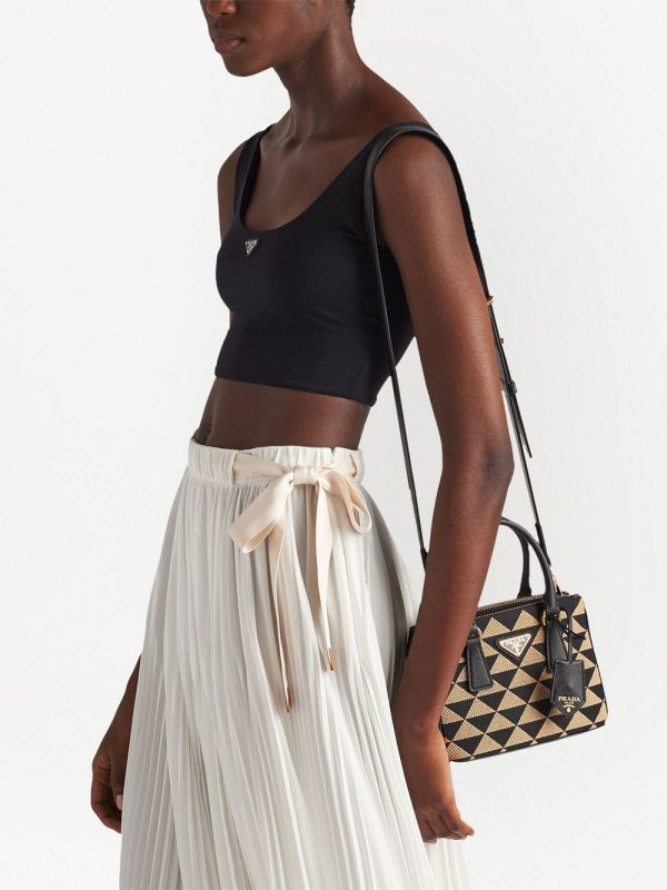 Prada Symbole embroidered mini bag - Image 5
