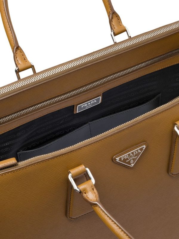 Prada Saffiano leather tote bag - Image 5