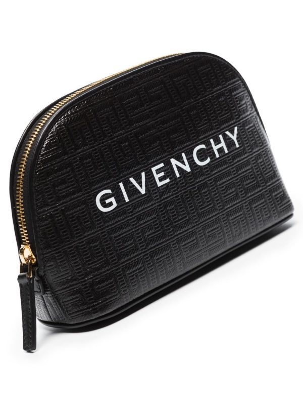 Givenchy logo-print embossed clutch - Image 5