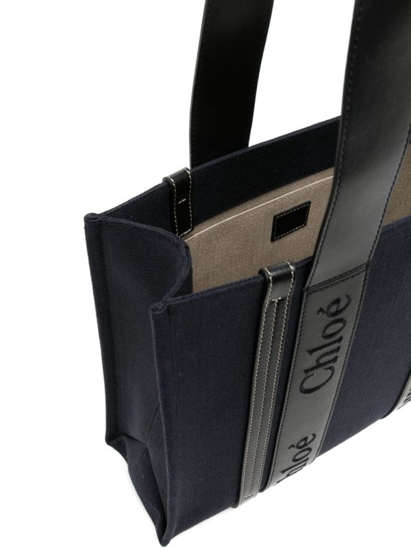 Chloé Woody denim tote bag - Image 5