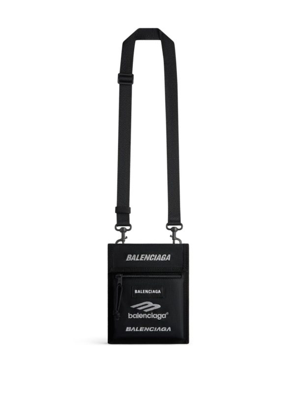 Balenciaga logo-patch shoulder-strap messenger bag - Image 5
