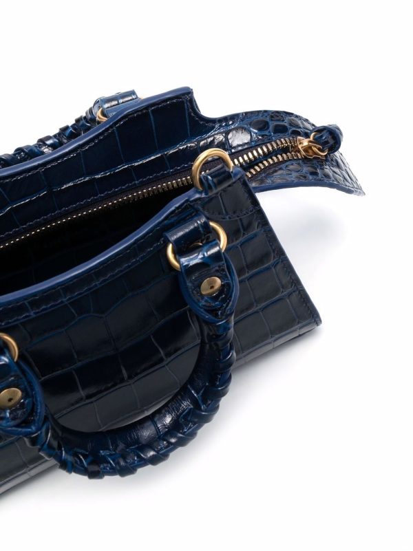 Balenciaga mini Classic City crocodile-effect bag - Image 5