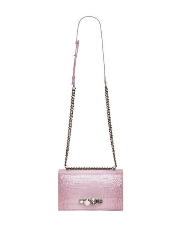 Alexander McQueen Skull-plaque clutch bag - Image 5
