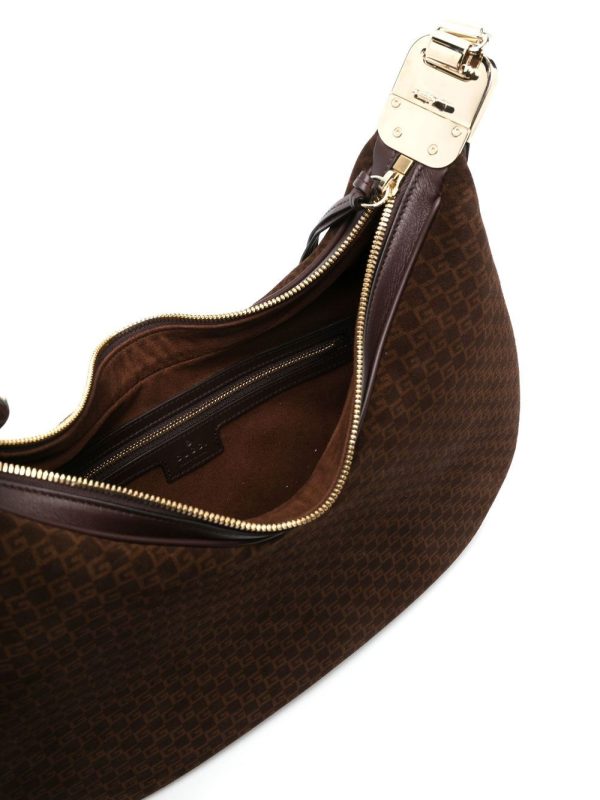 Gucci Gancio monogram-print shoulder bag - Image 5