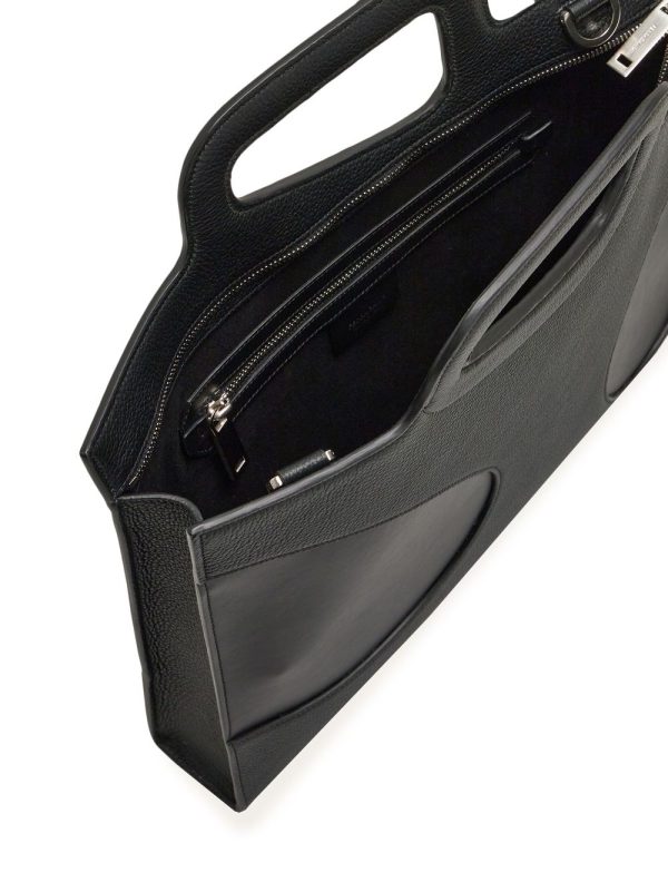 Ferragamo cut-out detail leather briefcase - Image 5