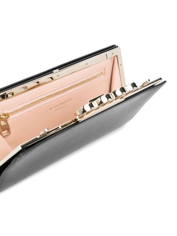 Alexander McQueen four-ring detail clutch bag - Image 2