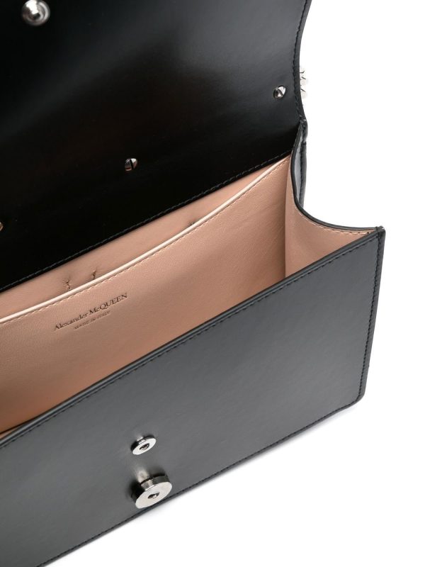 Alexander McQueen skull-ring detail shoulder bag - Image 5