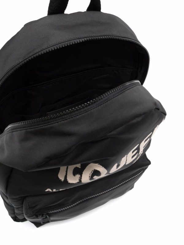 Alexander McQueen Graffiti Metropolitan printed backpack - Image 2