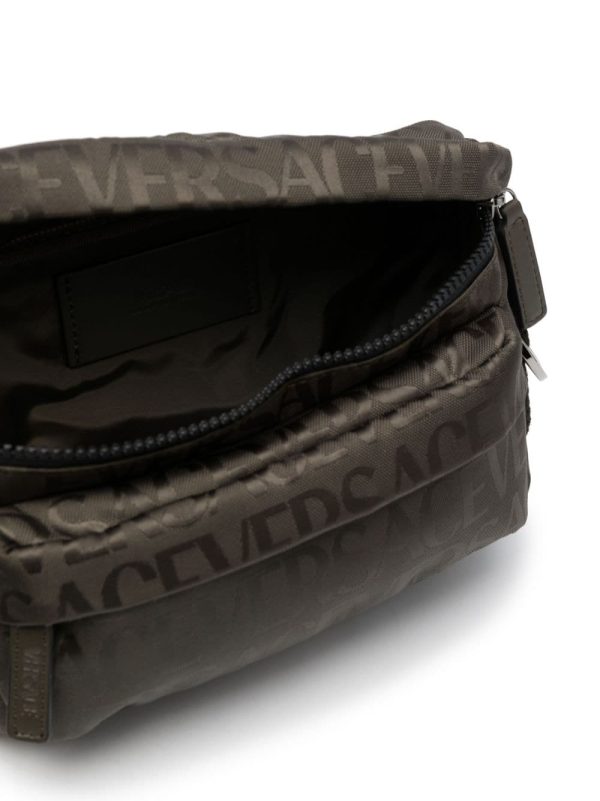 Versace logo-print zipped belt bag - Image 5