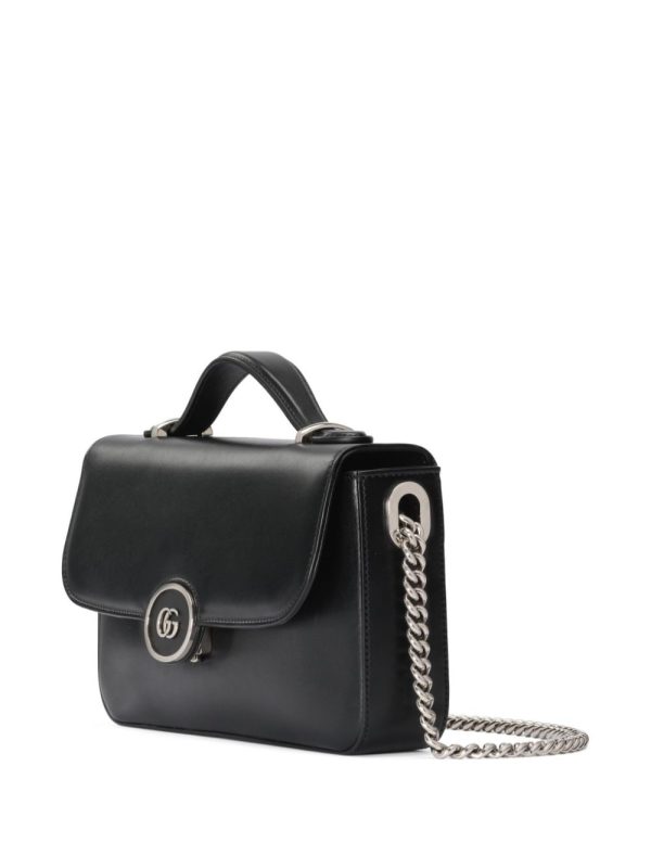 Gucci foldover-top leather shoulder bag - Image 5