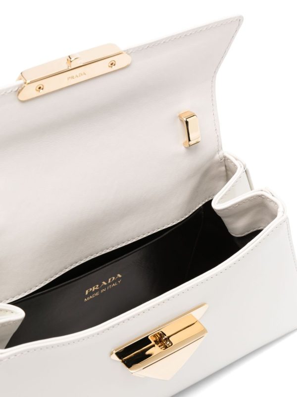 Prada triangle-logo leather shoulder bag - Image 5