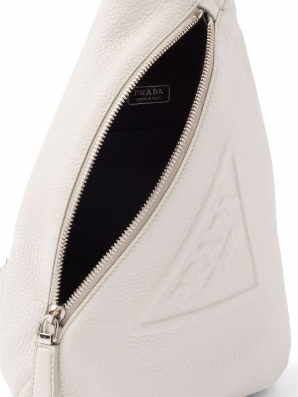 Prada logo-embossed Cross backpack - Image 5