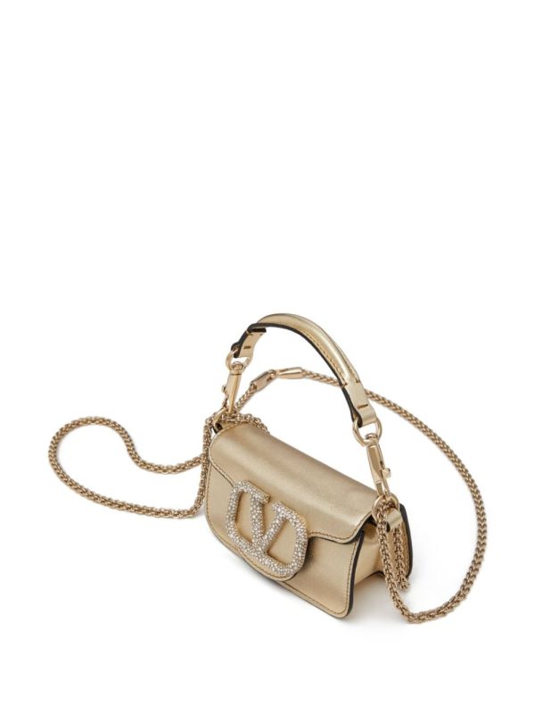 Valentino Garavani micro Locò crystal-embellished bag - Image 5