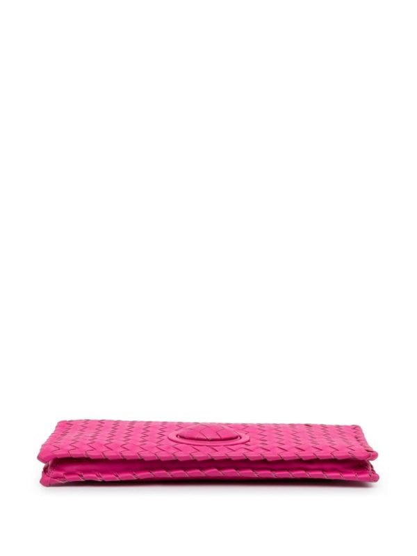 Bottega Veneta   2012 Intrecciato flap clutch bag - Image 5