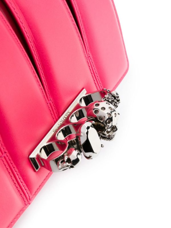 Alexander McQueen The Slash studded chain-link bag - Image 5
