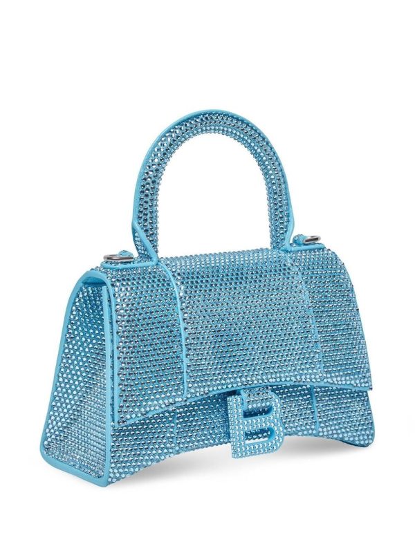Balenciaga Hourglass crystal-embellished shoulder bag - Image 5
