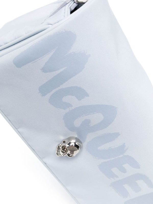 Alexander McQueen Graffiti-print skull-stud bag - Image 3
