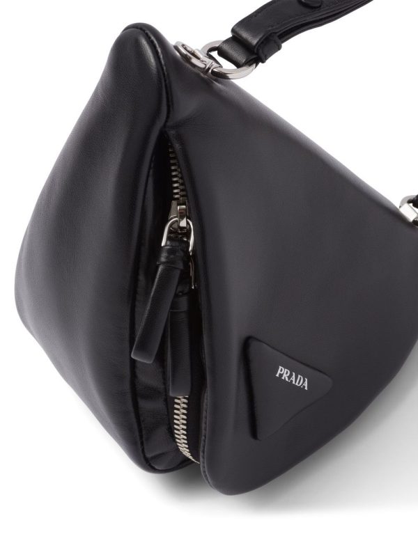 Prada Triangle leather tote bag - Image 5