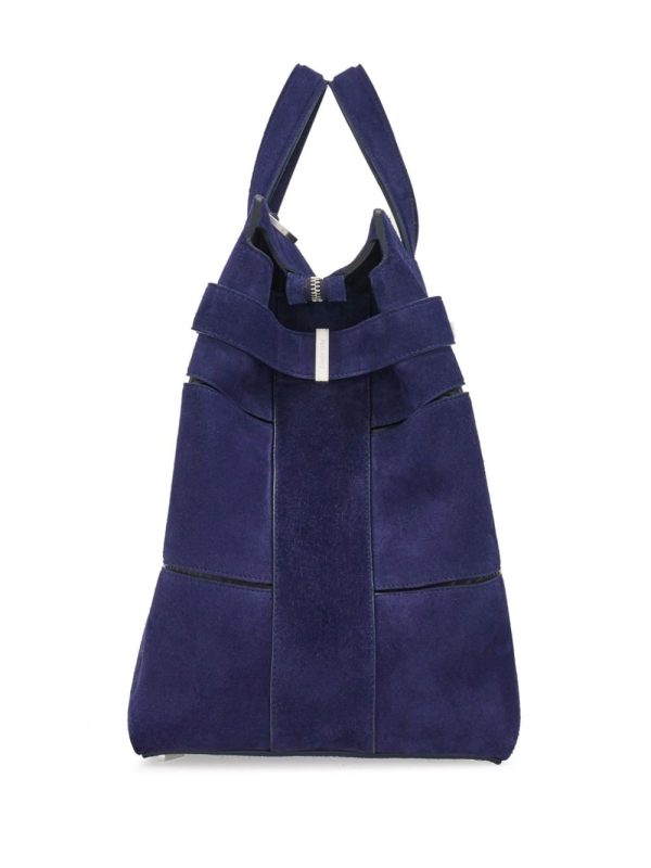 Ferragamo Gancini-plaque suede tote bag - Image 5