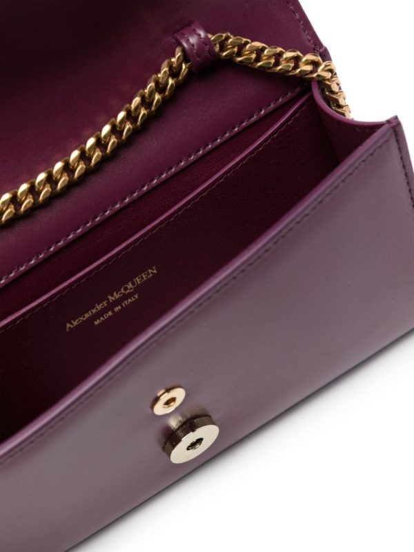 Alexander McQueen Skull quilted clutch bag - Image 5