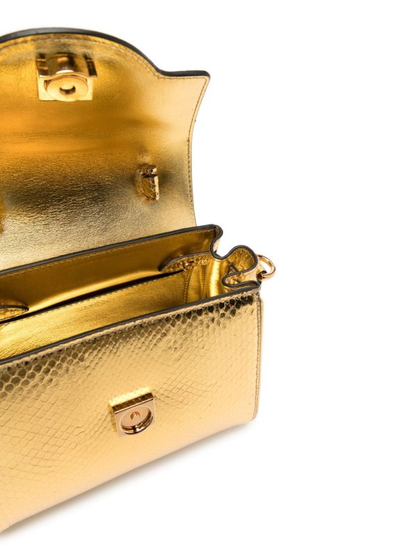Versace small La Medusa python-effect tote bag - Image 6