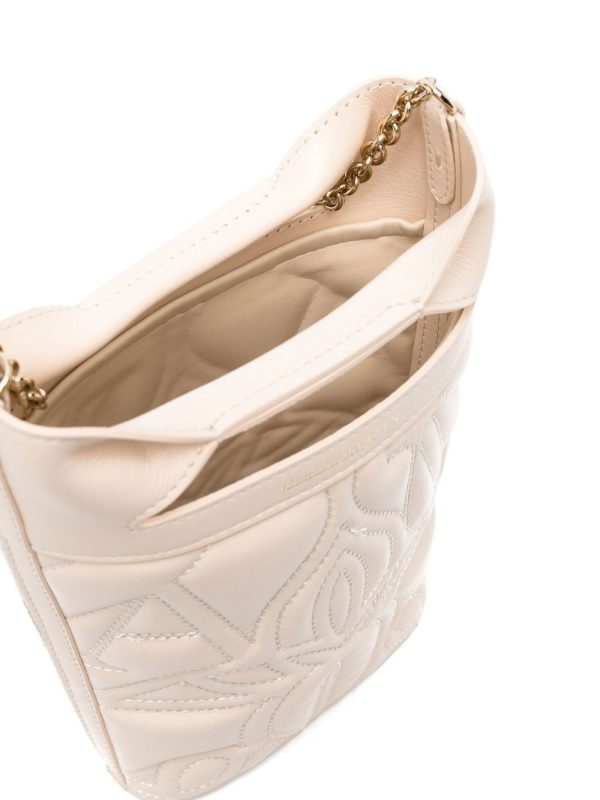 Alexander McQueen quilted leather bucket bag - Image 5