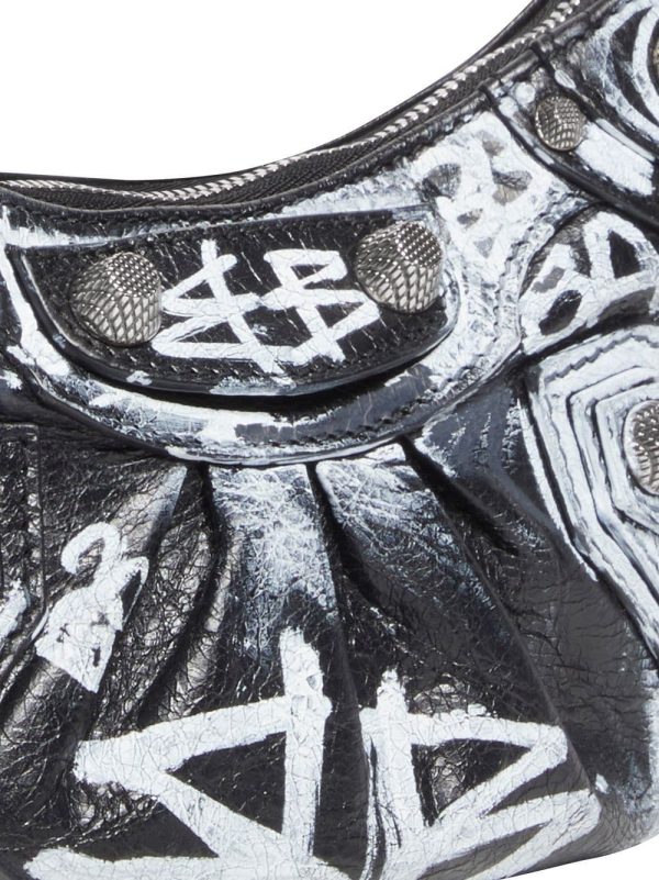 Balenciaga Le Cagole grafitti mini bag - Image 5