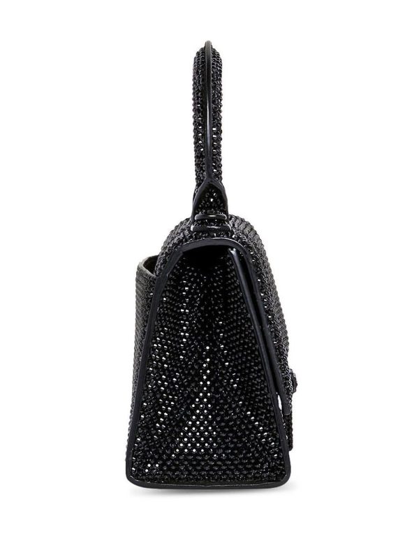 Balenciaga XS Hourglass crystal-embellished tote bag - Image 5