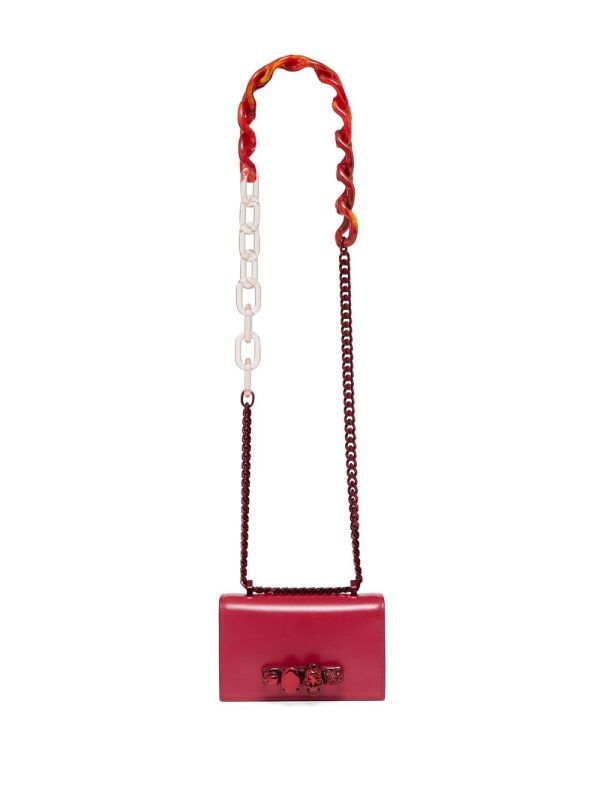 Alexander McQueen mini Jewelled skull satchel bag - Image 5