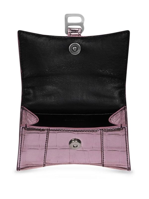Balenciaga Hourglass mini metallic handbag - Image 5